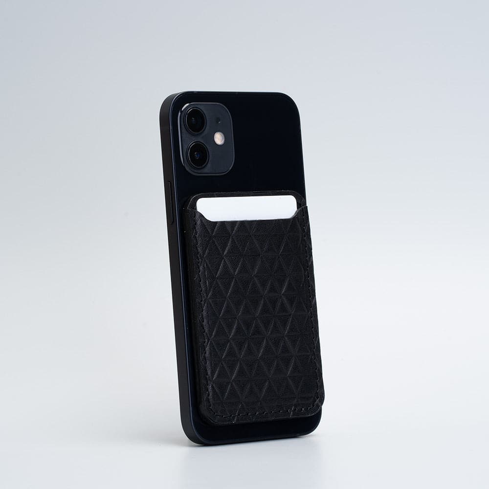 Leather Wallet compatible with MagSafe - Diamonds